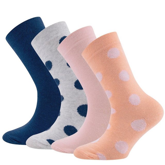 Ewers Socken Socken 4er Pack Punkte/Uni (4-Paar) günstig online kaufen