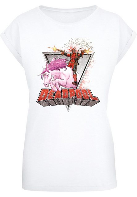 ABSOLUTE CULT T-Shirt ABSOLUTE CULT Damen Ladies Deadpool - Rides a Unicorn günstig online kaufen