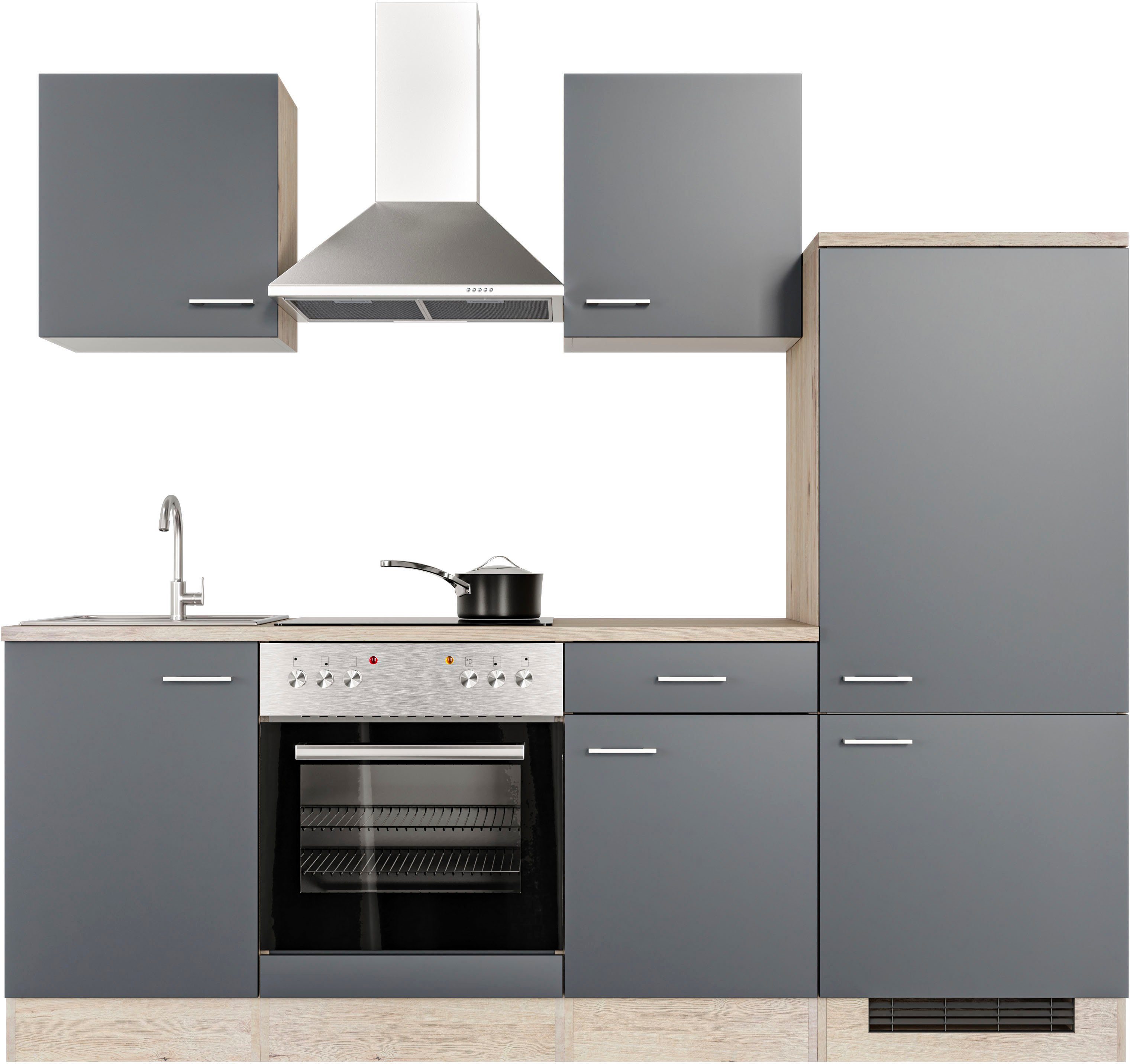 Flex-Well Küche "Morena", wahlw. mit E-Geräten, Breite 220 cm günstig online kaufen