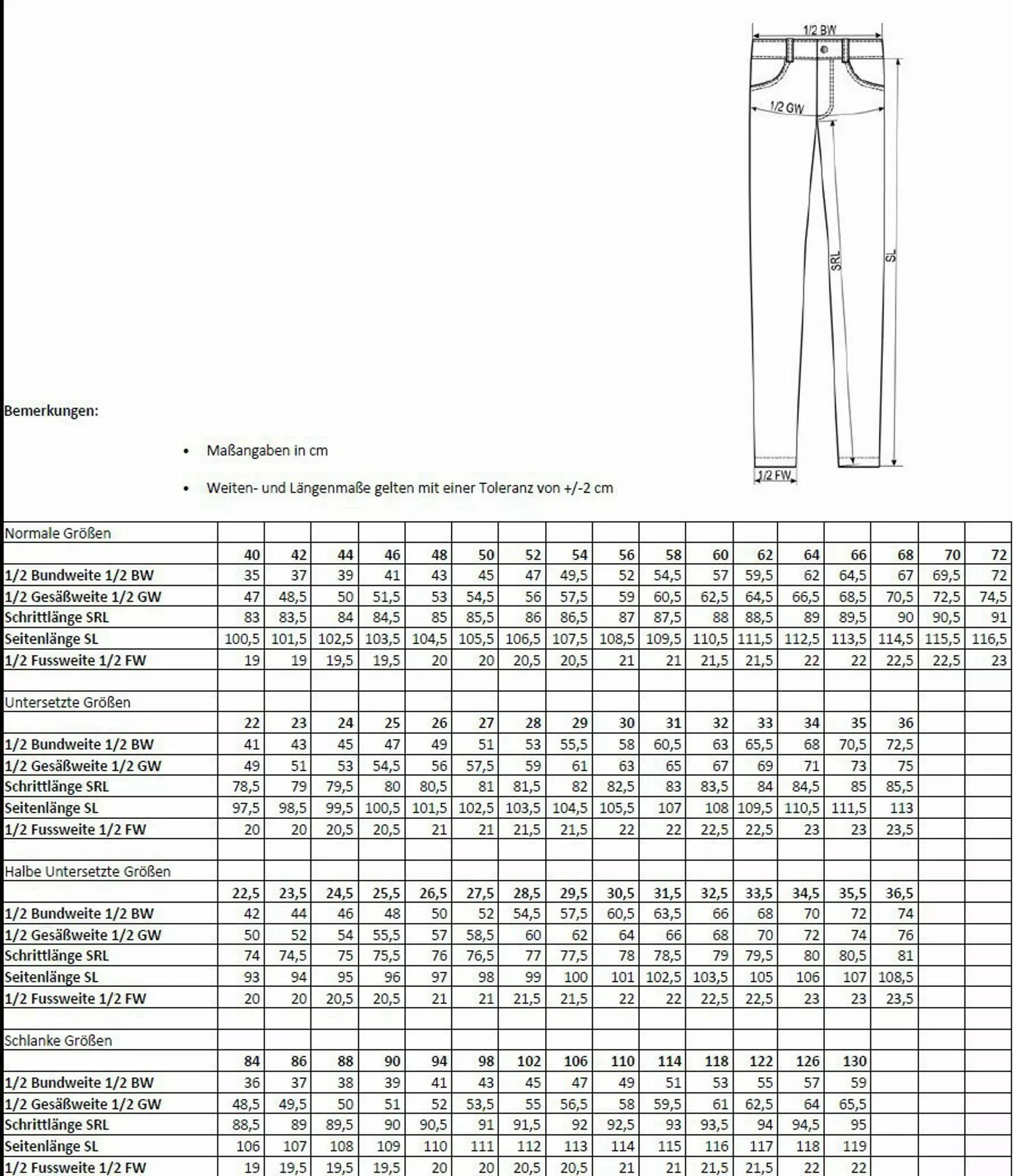 Club of Comfort Chinohose Garvey günstig online kaufen
