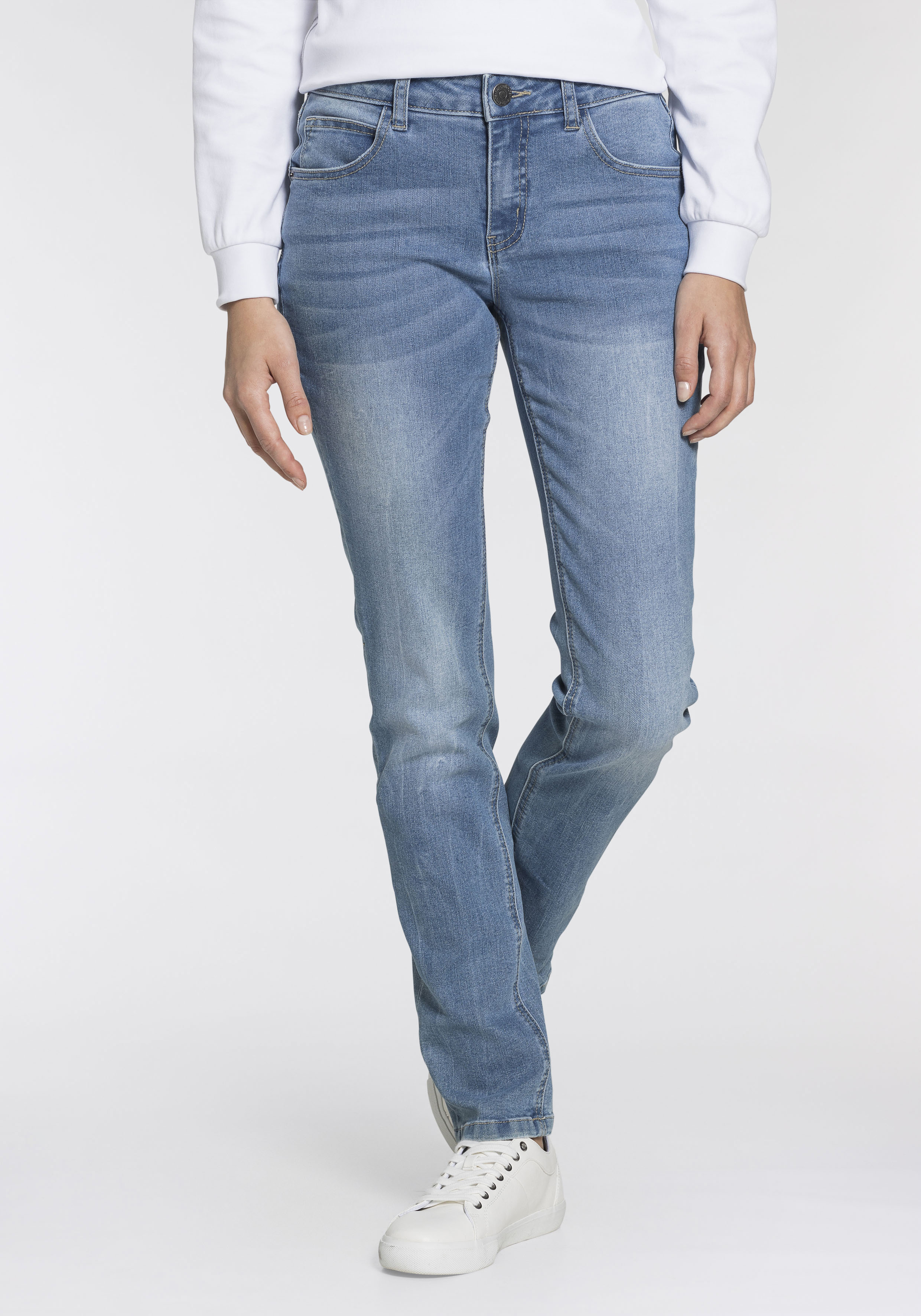 KangaROOS Relax-fit-Jeans "RELAX-FIT HIGH WAIST" günstig online kaufen