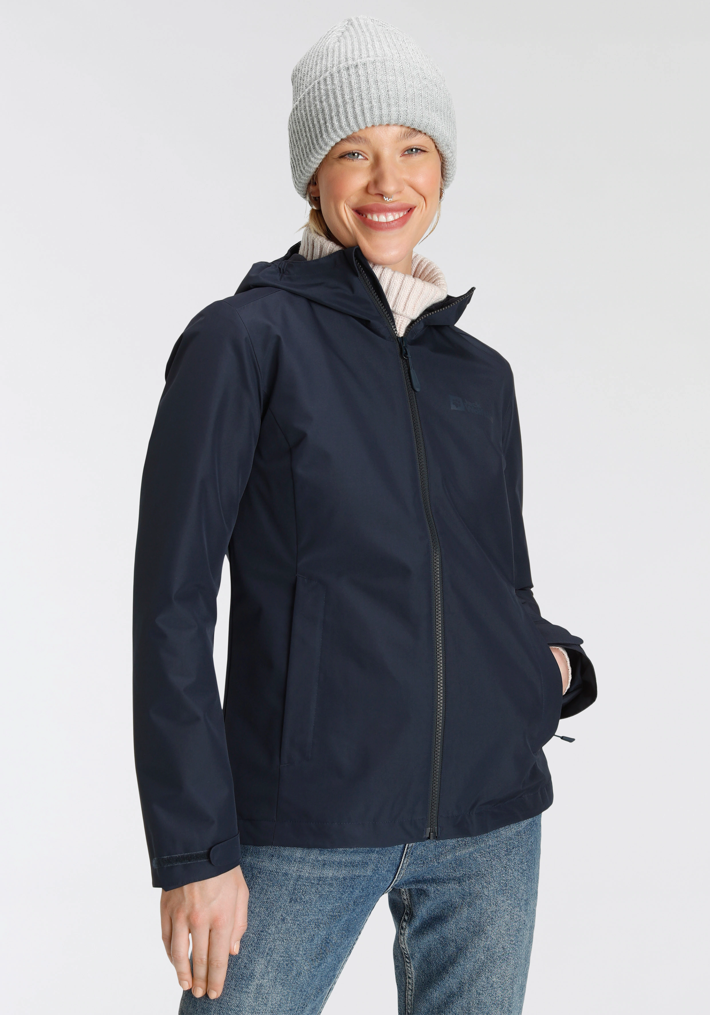 Jack Wolfskin Funktionsjacke "FARWOOD JKT W", mit Kapuze, Wärmend, winddich günstig online kaufen
