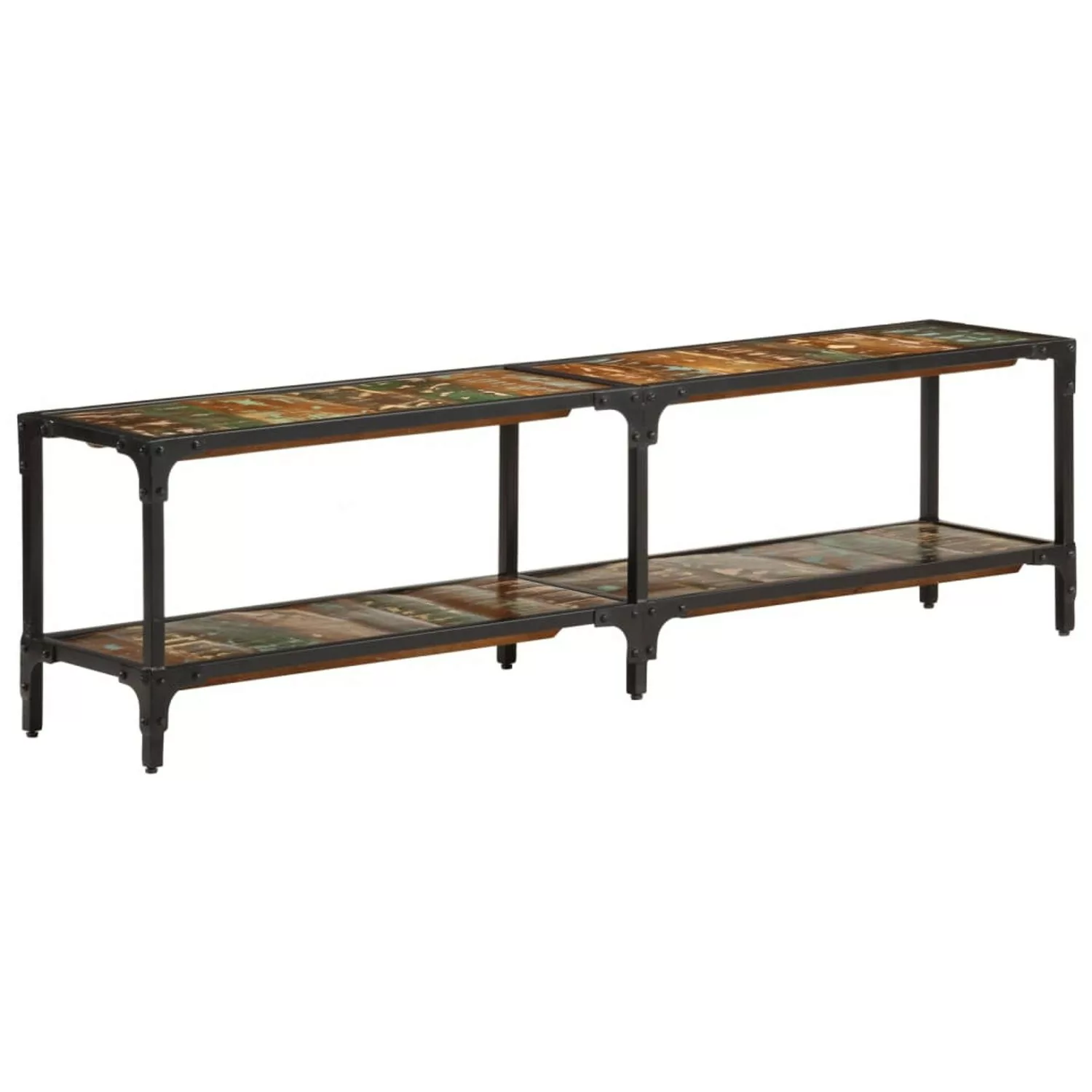 VidaXL TV-Schrank 150x30x41 cm Altholz Massiv günstig online kaufen