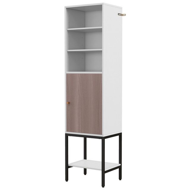 COSTWAY Bücherregal, Hochschrank Bad, schmal, mit verstellbarem Regal günstig online kaufen