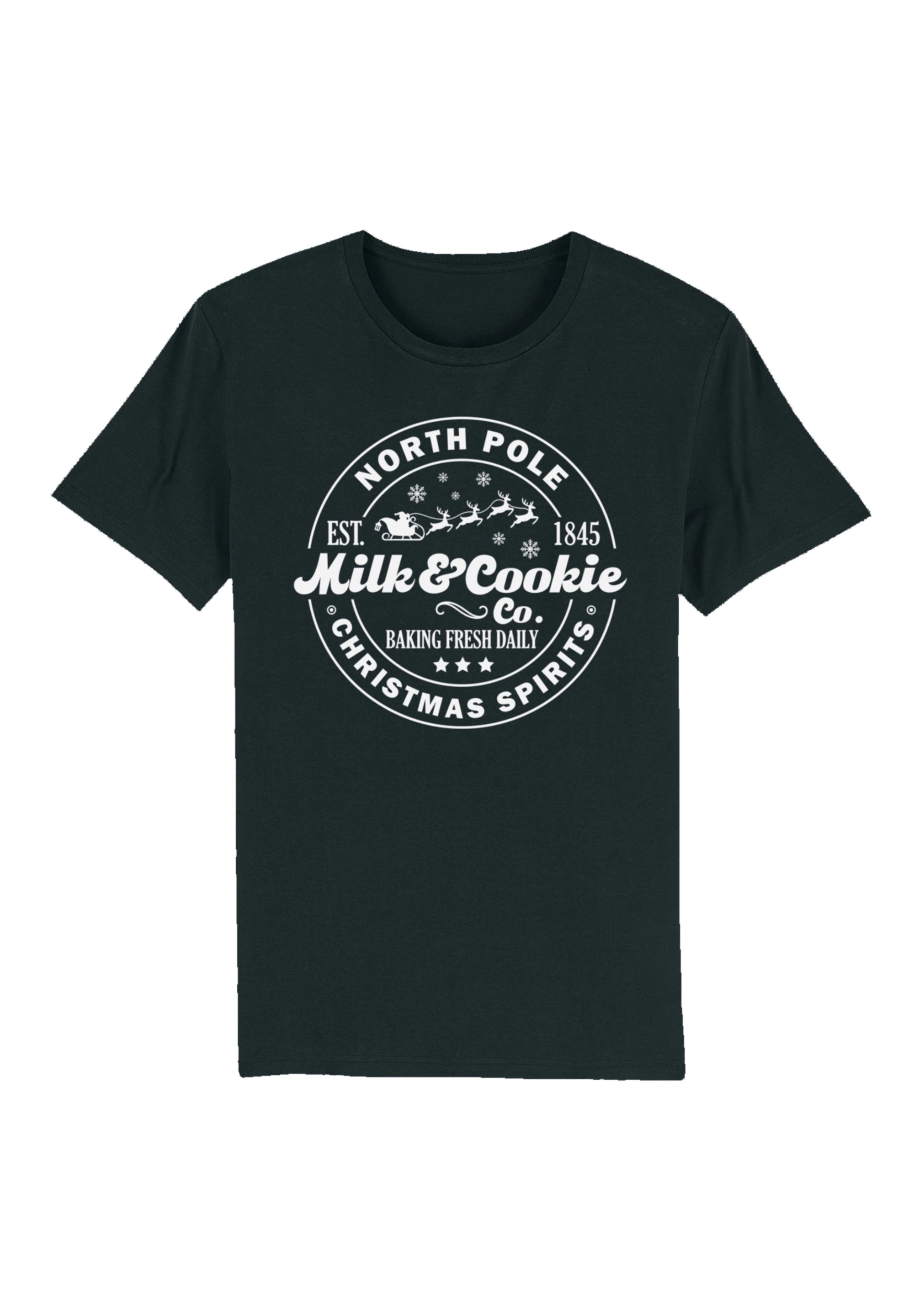 F4NT4STIC T-Shirt "Milk and Cookie Bakery Retro Weihnachten", Premium Quali günstig online kaufen