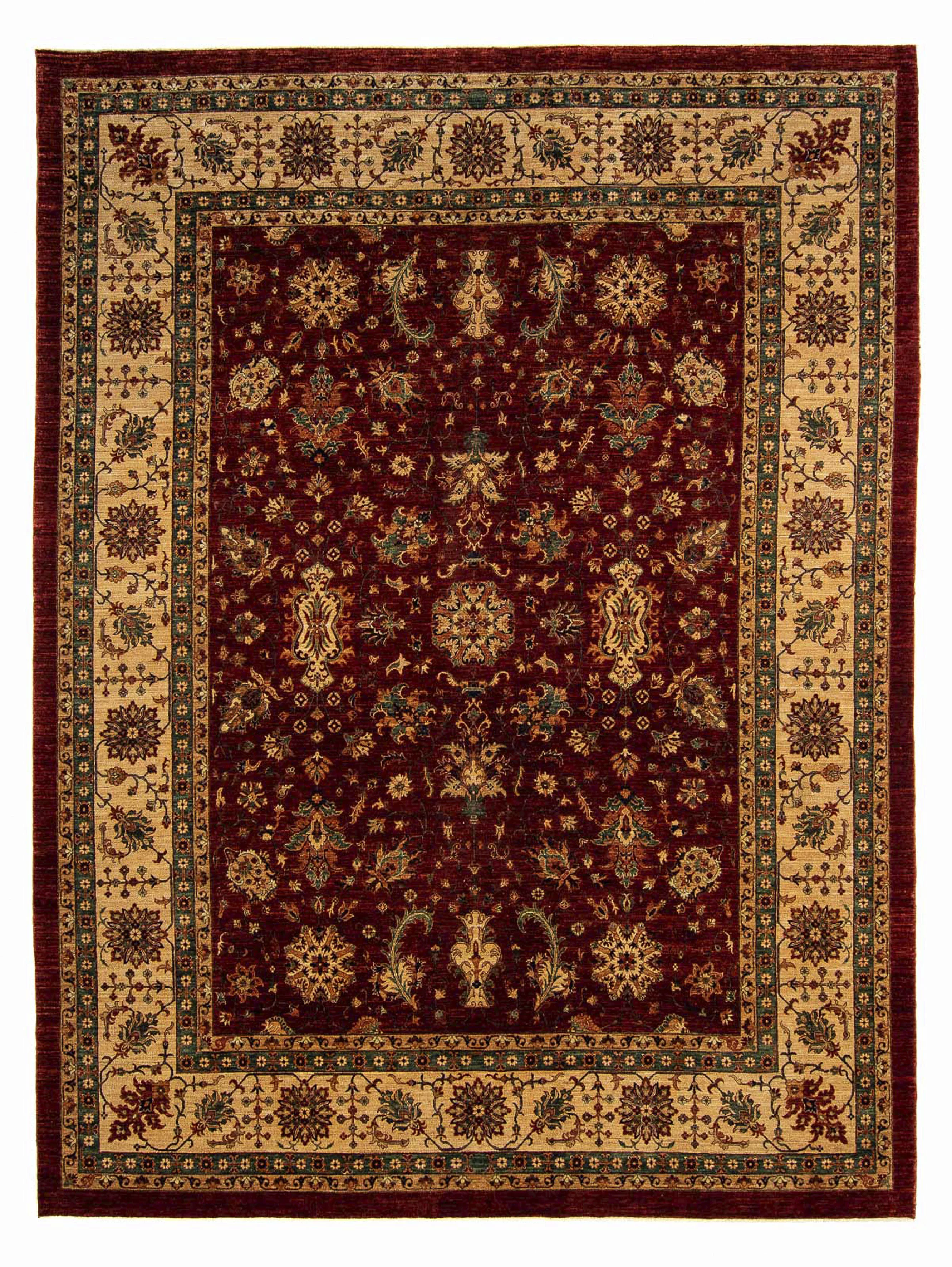 morgenland Orientteppich »Ziegler - 392 x 308 cm - dunkelrot«, rechteckig günstig online kaufen