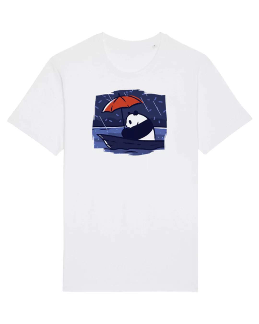Panda Under Rain | T-shirt Unisex günstig online kaufen