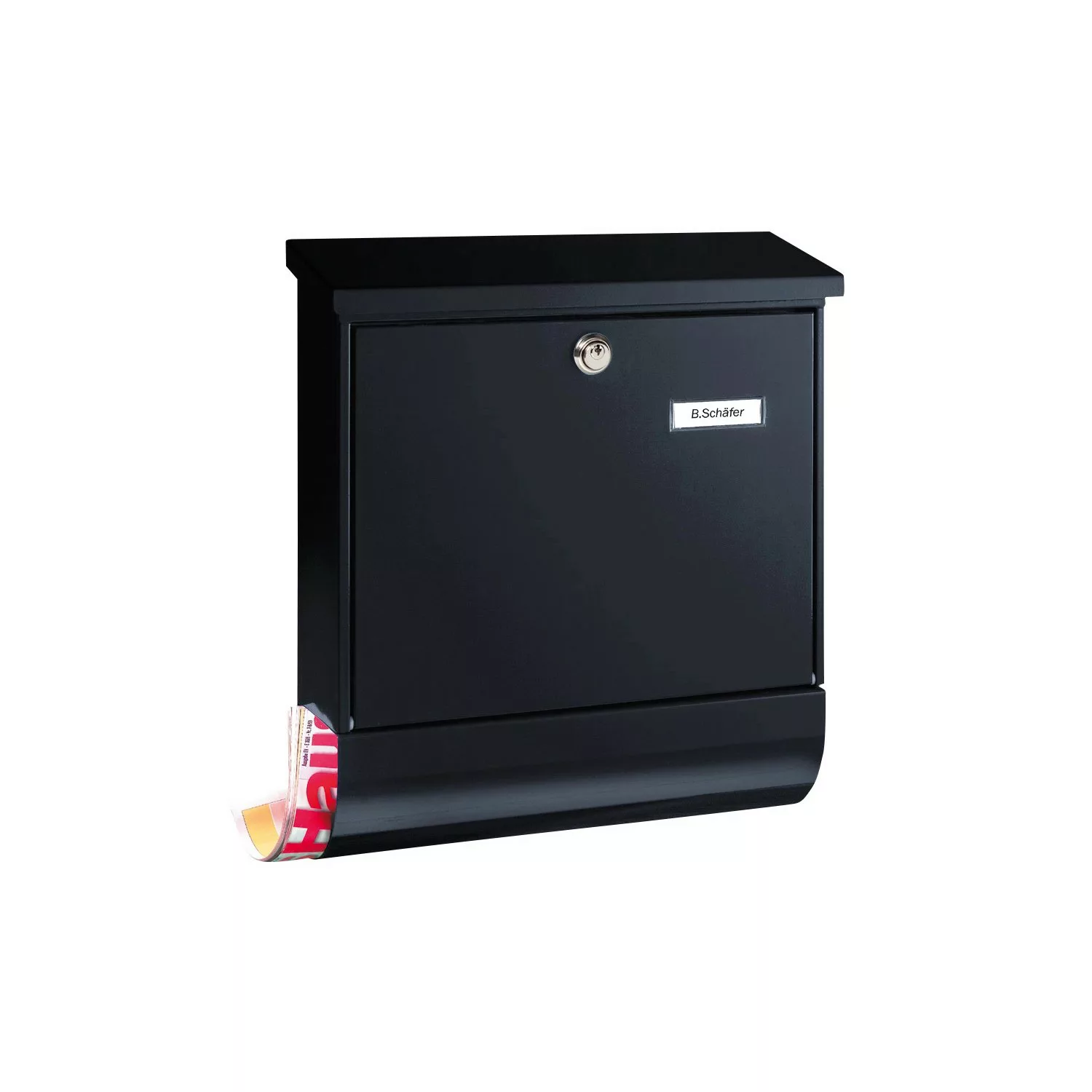 Burg Wächter Briefkasten + Box SET Vario 86720 Schwarz günstig online kaufen