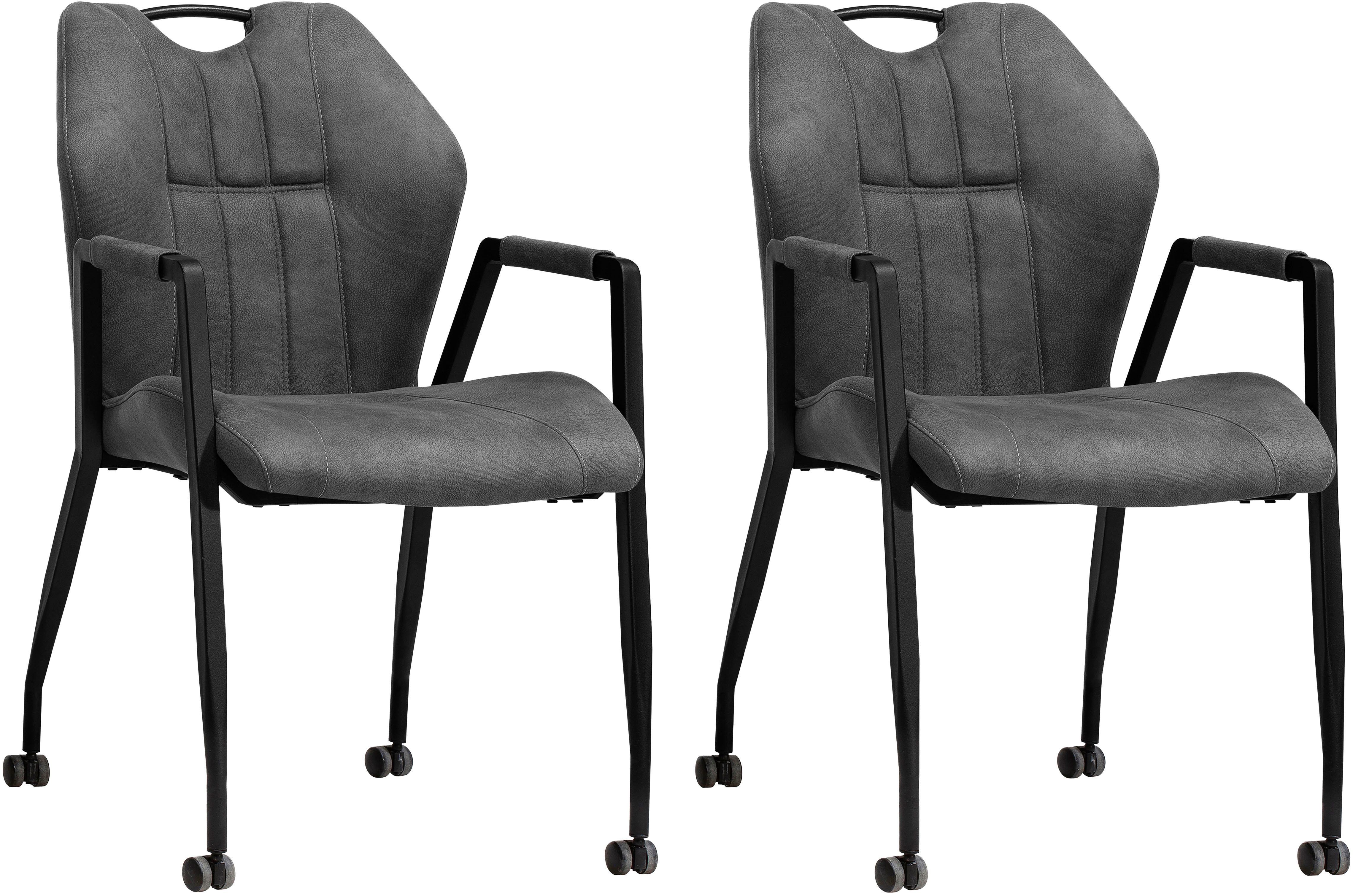 OMG Design Armlehnstuhl "Point", (Set), 2 St., Stoff, Esszimmerstuhl mit Ro günstig online kaufen