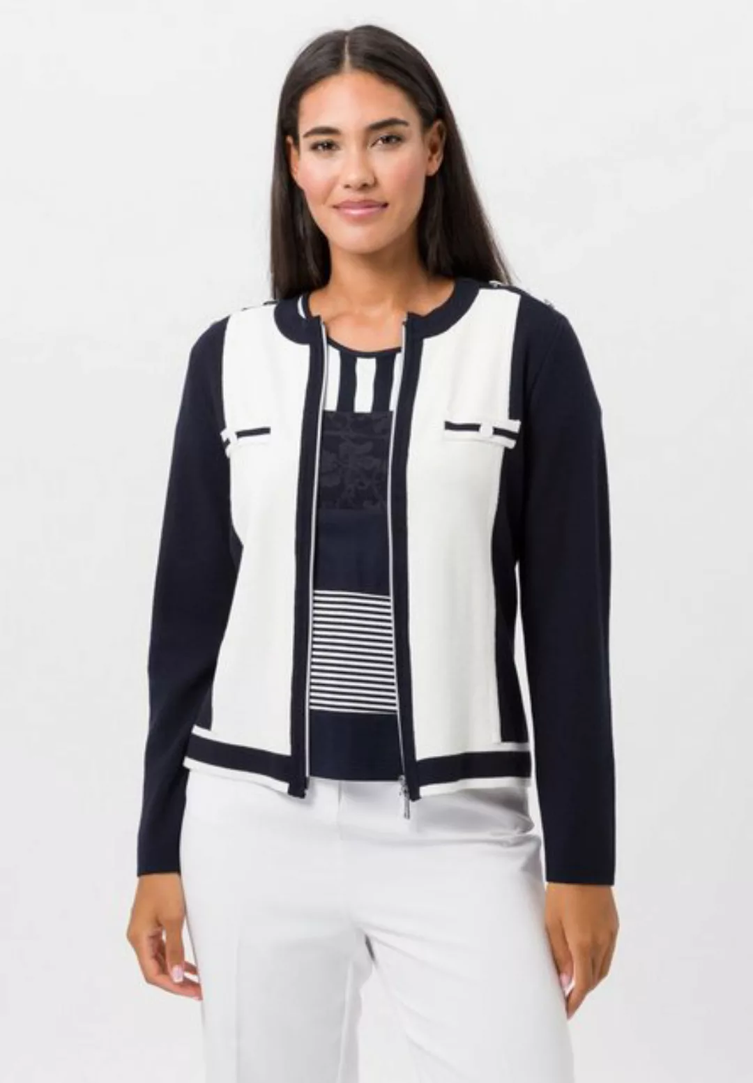 TUZZI Strickjacke mit Zierleistentaschen günstig online kaufen