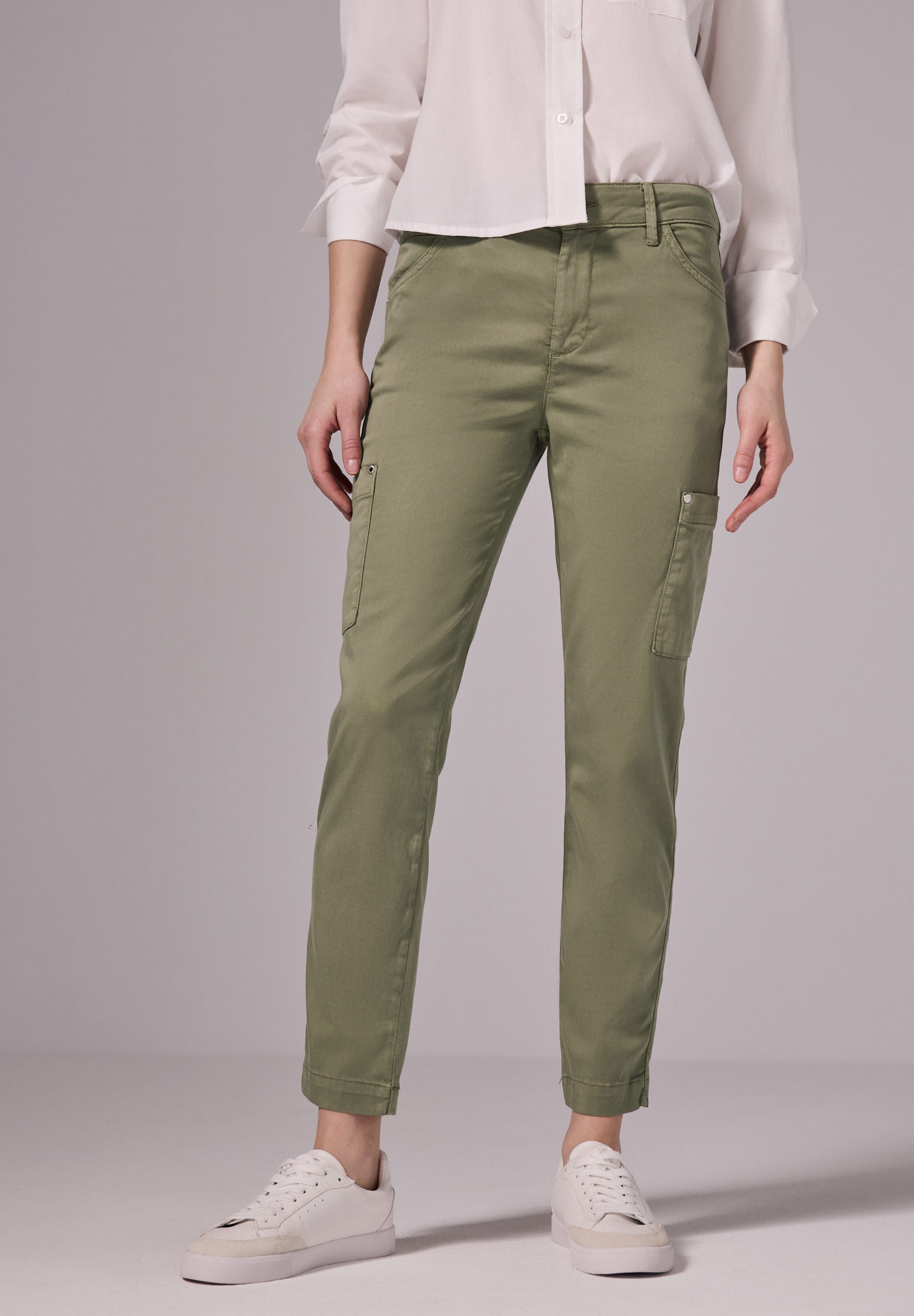 STREET ONE STUDIO Cargohose, aus Lyocell günstig online kaufen
