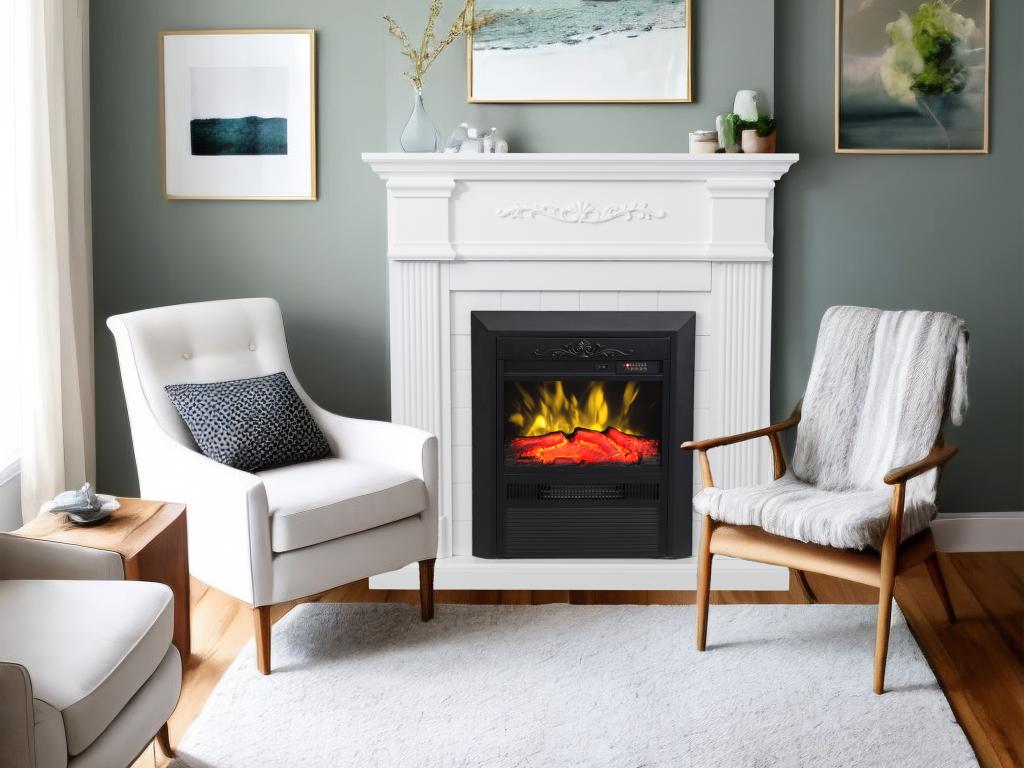 Elektrokamin zum Aufstellen - mit Mantel - L98 x T26 x H100,8 cm - Weiß - O günstig online kaufen