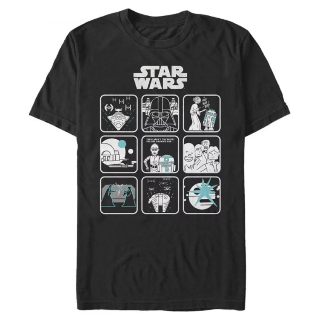 Star Wars - Eine neue Hoffnung - Gruppe Episode Four Story - Männer T-Shirt günstig online kaufen