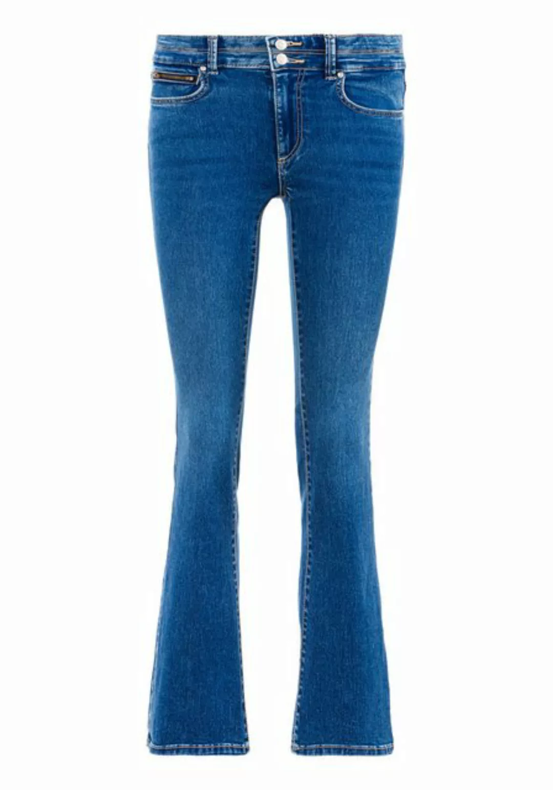 ONLY Bootcut-Jeans ONLROYAL REG WB DB ZIP FLARED DNM PIM günstig online kaufen