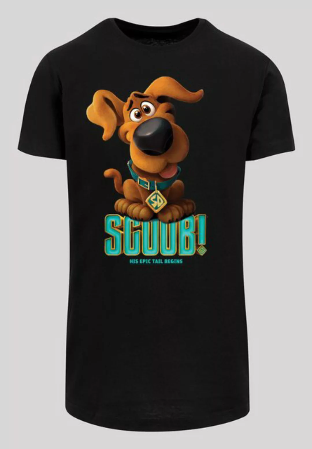 F4NT4STIC Kurzarmshirt F4NT4STIC Herren Scooby Doo Puppy Scooby with Shaped günstig online kaufen