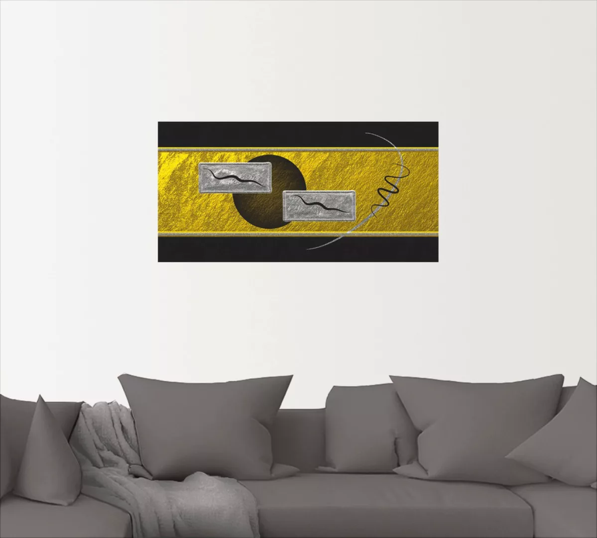 Artland Wandbild "Abstrakt III", Muster, (1 St.), als Leinwandbild, Wandauf günstig online kaufen