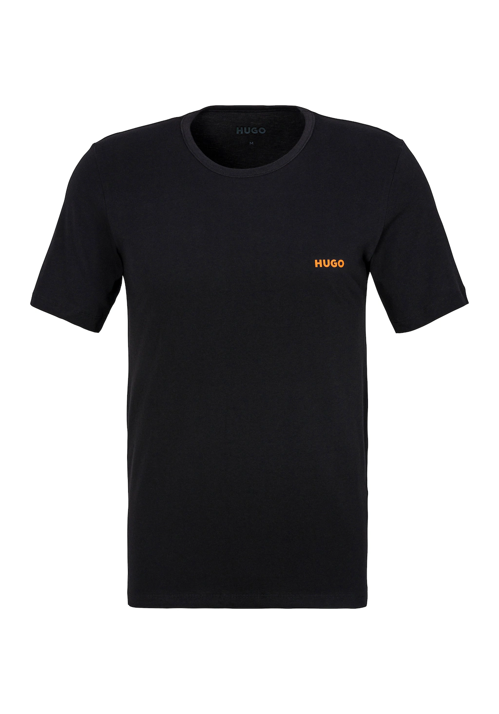 HUGO T-Shirt "T-SHIRT RN TRIPLET P 10217251 01", mit HUGO Logo auf der Brus günstig online kaufen