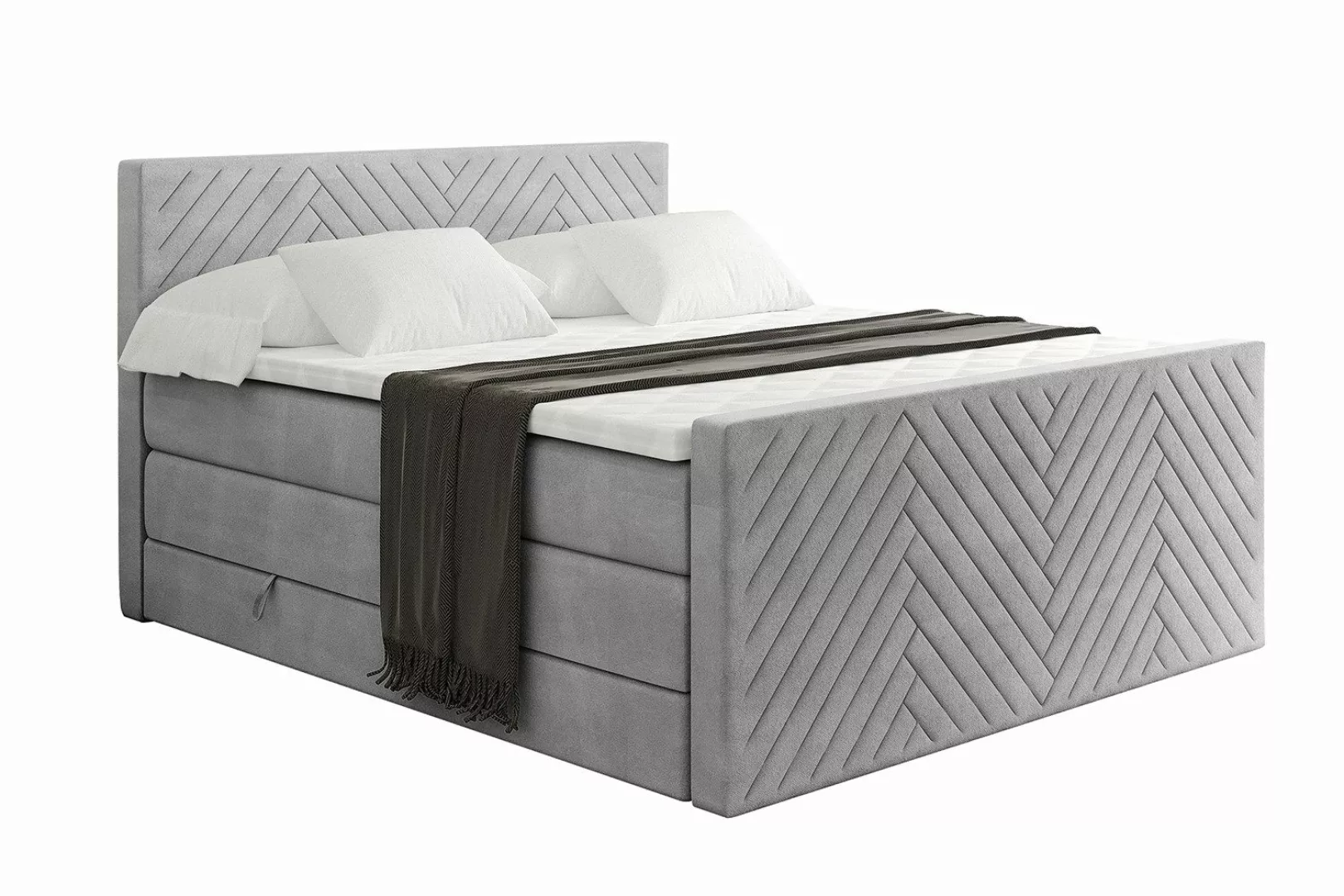 ALTDECOR Boxspringbett VEXA-Z KING (Multipocket-Matratze H4, günstig online kaufen