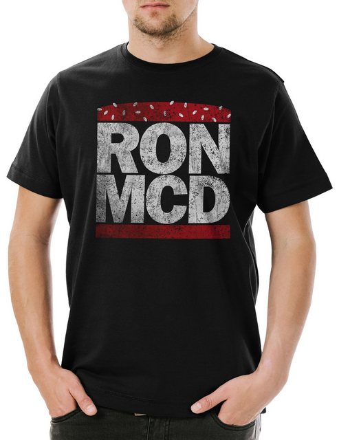 Urban Backwoods Print-Shirt Ron Mcd Herren T-Shirt Ronald Fun Crossover Shi günstig online kaufen