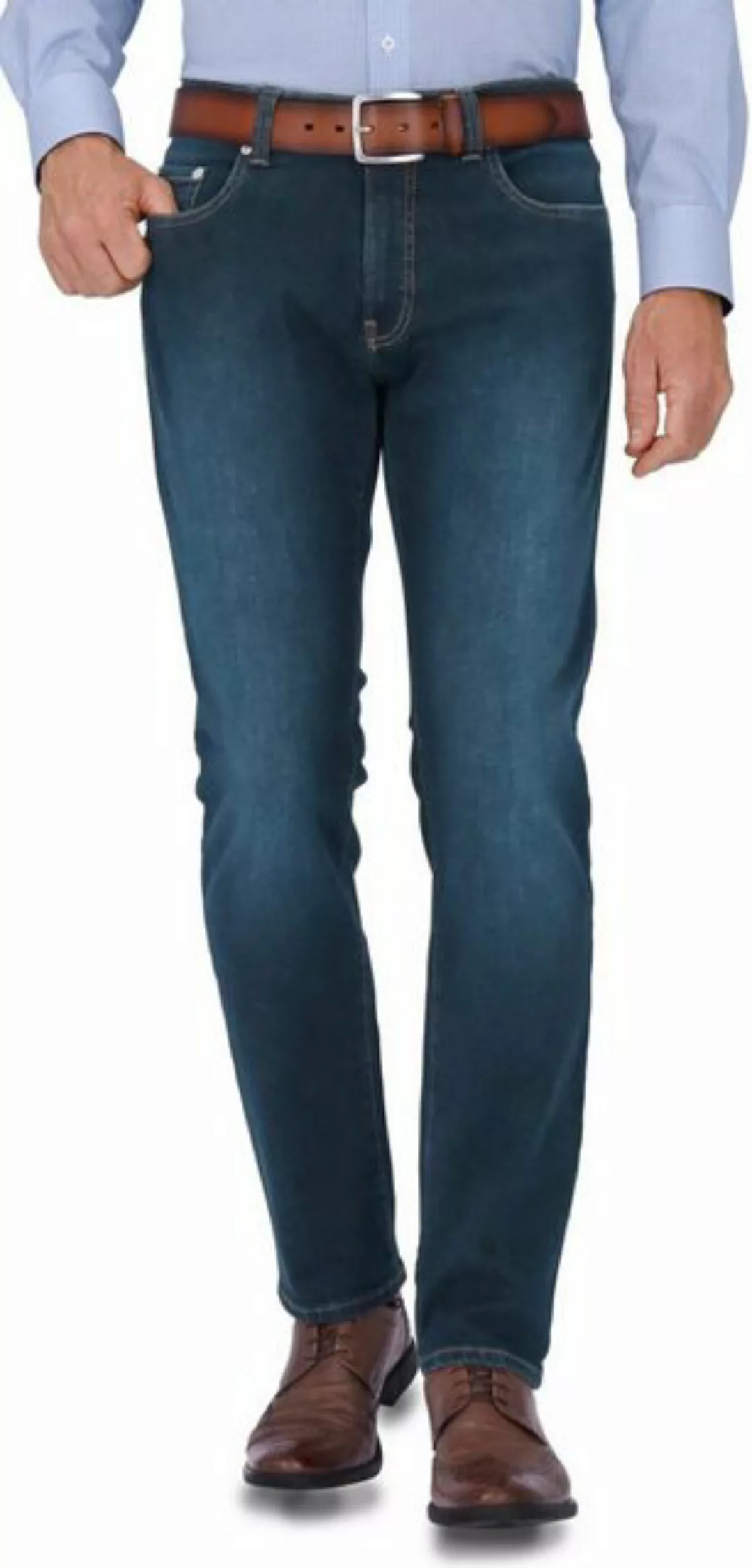 Pierre Cardin 5-Pocket-Jeans PIERRE CARDIN Five-Pocket-Jeans Lyon darkblue günstig online kaufen
