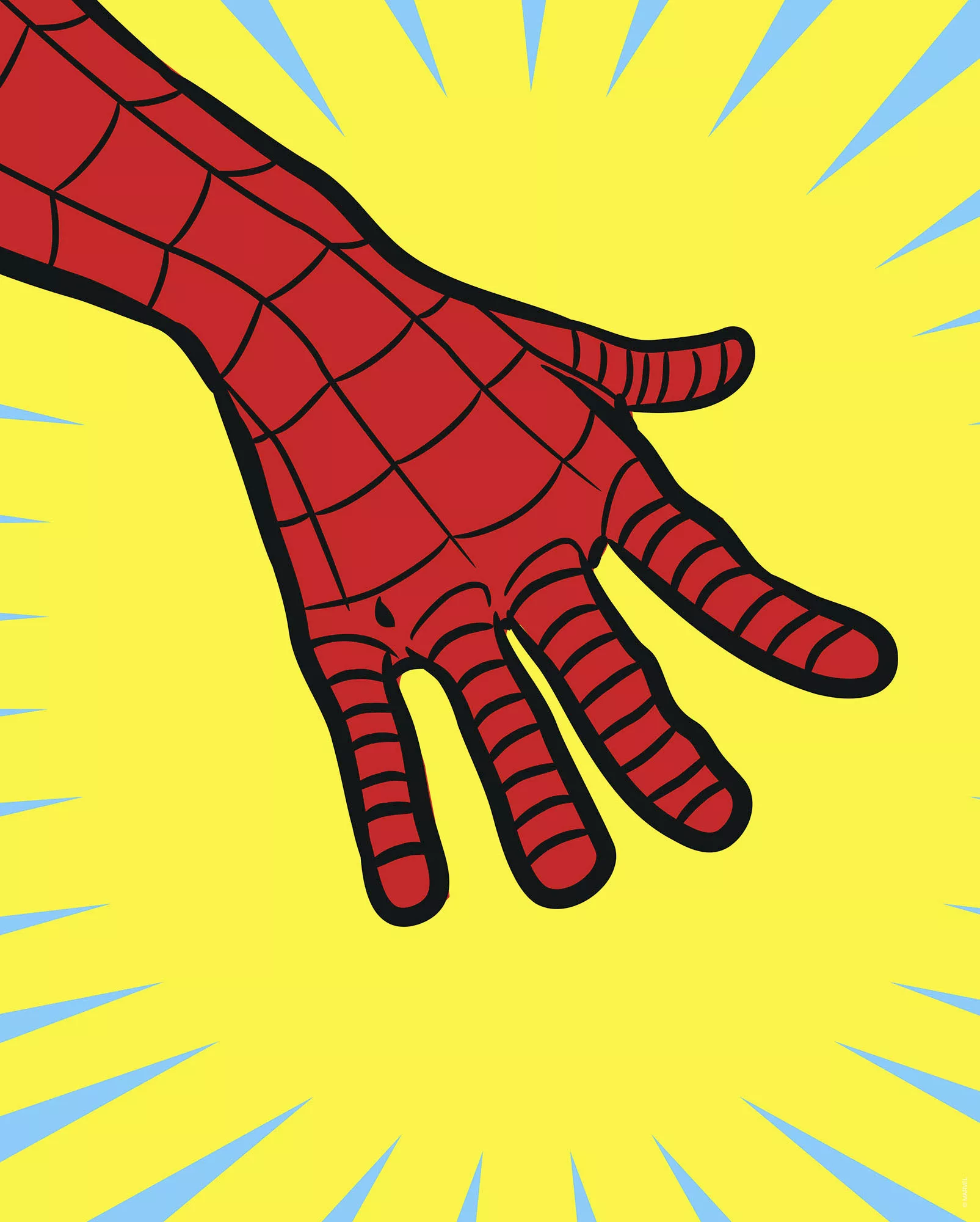 Komar Wandbild "Marvel PowerUp Spider-Man Hand", (1 St.), Deutsches Premium günstig online kaufen