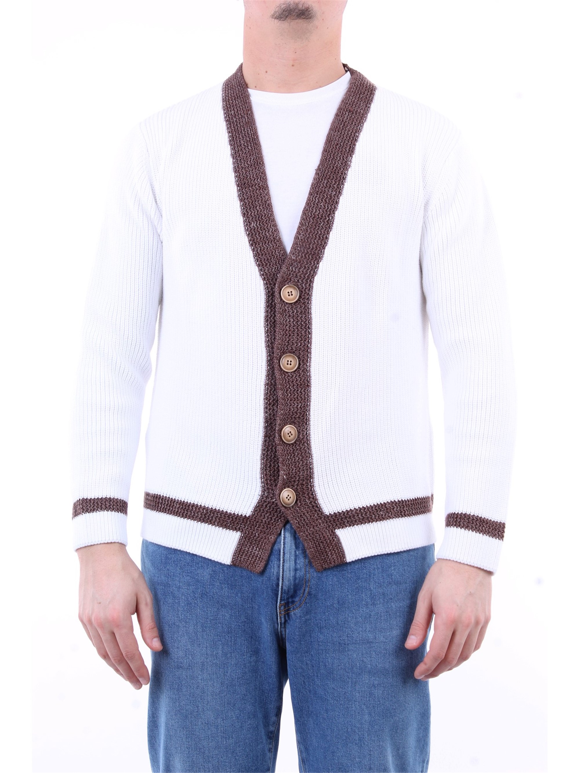 ALTEA Cardigan Herren weiß günstig online kaufen