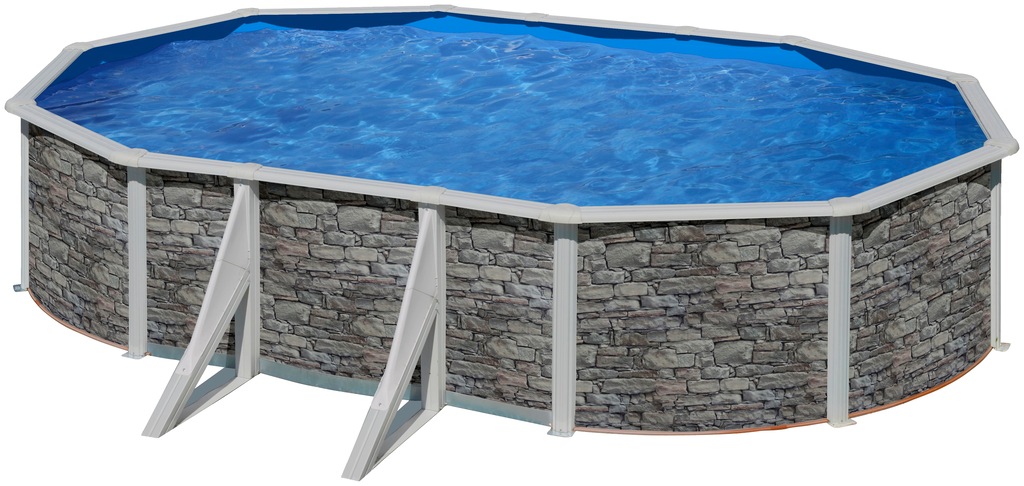 my POOL BWT Ovalpool, (Komplett-Set, 10 tlg.), in moderner Steinoptik, Höhe günstig online kaufen