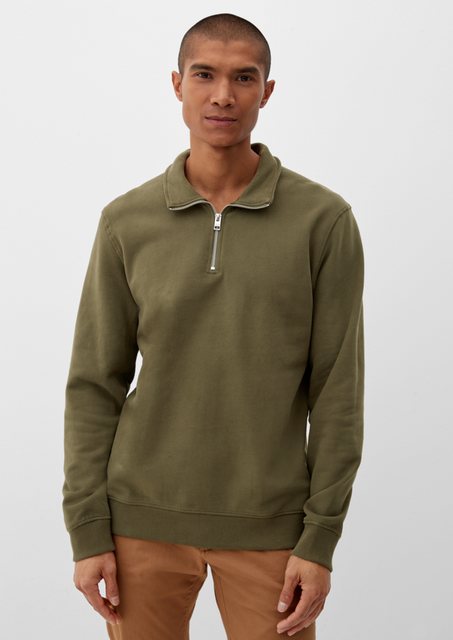 s.Oliver Sweatshirt Sweatshirt im Troyer-Look günstig online kaufen