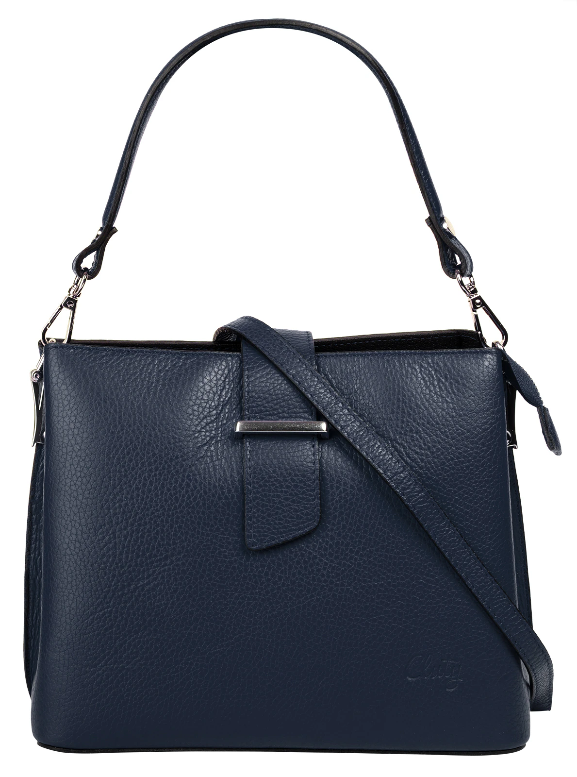 Cluty Henkeltasche, echt Leder, Made in Italy günstig online kaufen