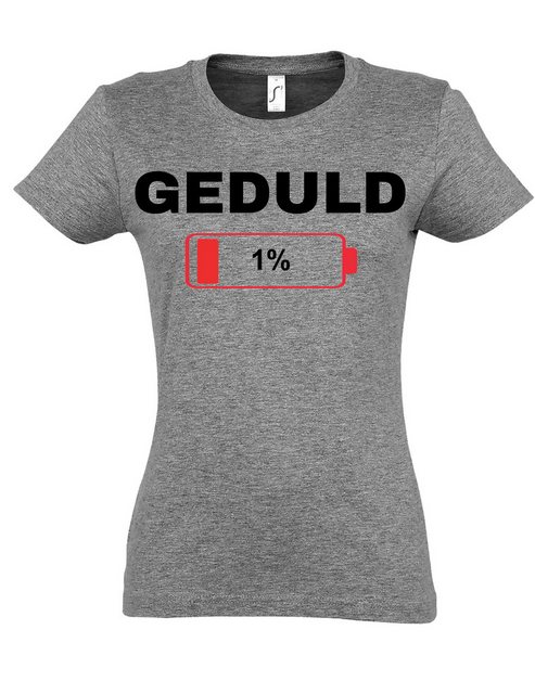 Youth Designz Print-Shirt Geduld Motive Damen T-Shirt Fun Geschenk mit lust günstig online kaufen