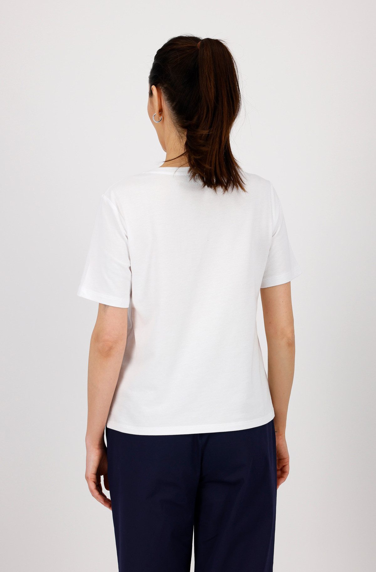 Monari Rundhalsshirt mit Glitzersteinchen günstig online kaufen