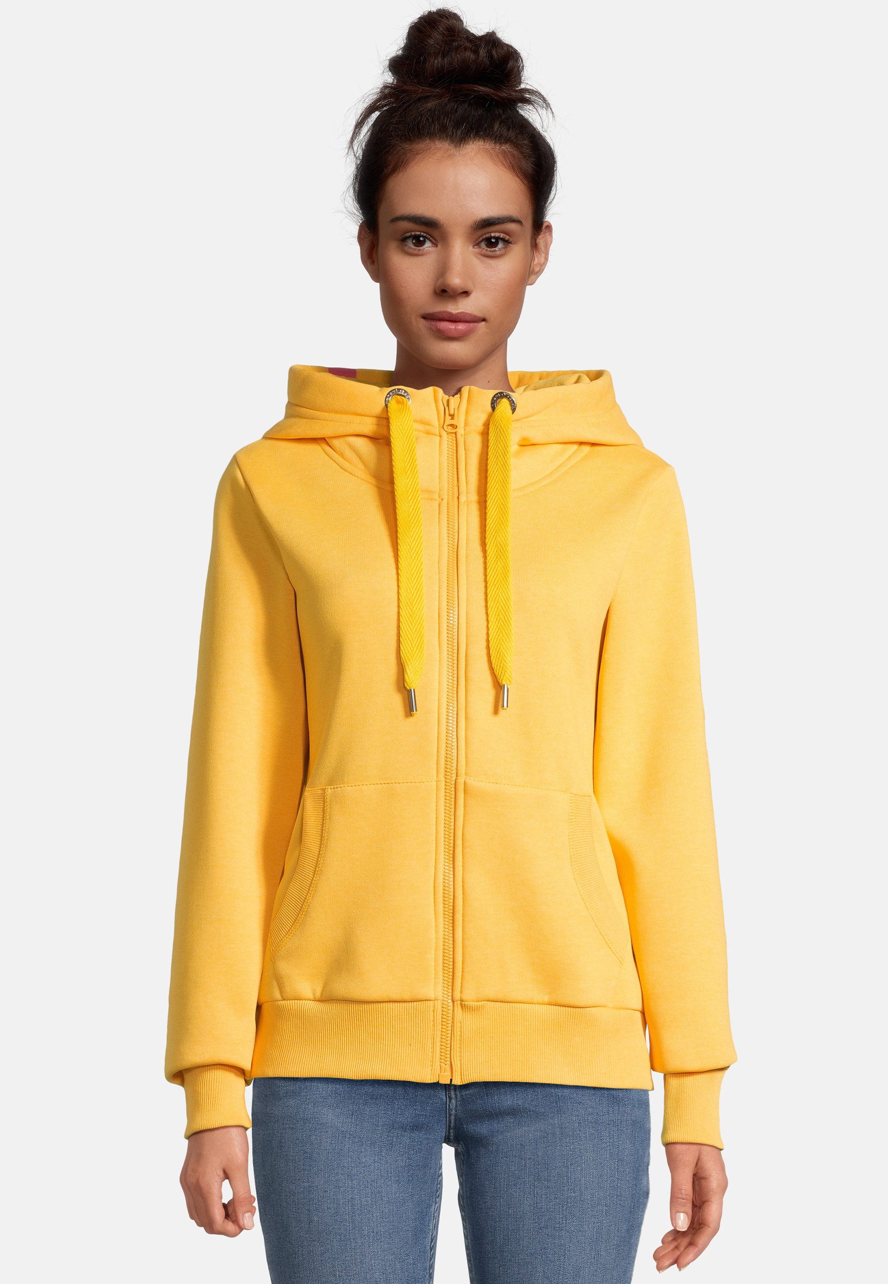 salzhaut Sweatjacke SÖÖTE Damen Tailliert weiche, günstig online kaufen