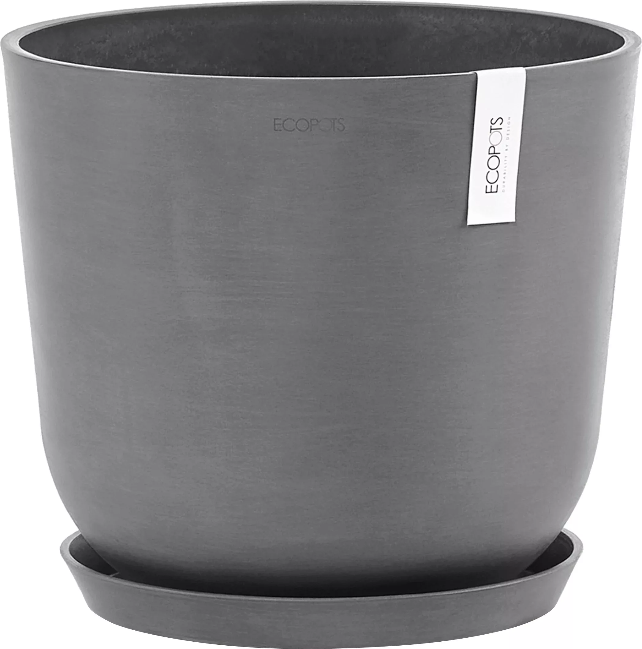 ECOPOTS Blumentopf "Oslo 35 + Wassersystem Grau" günstig online kaufen