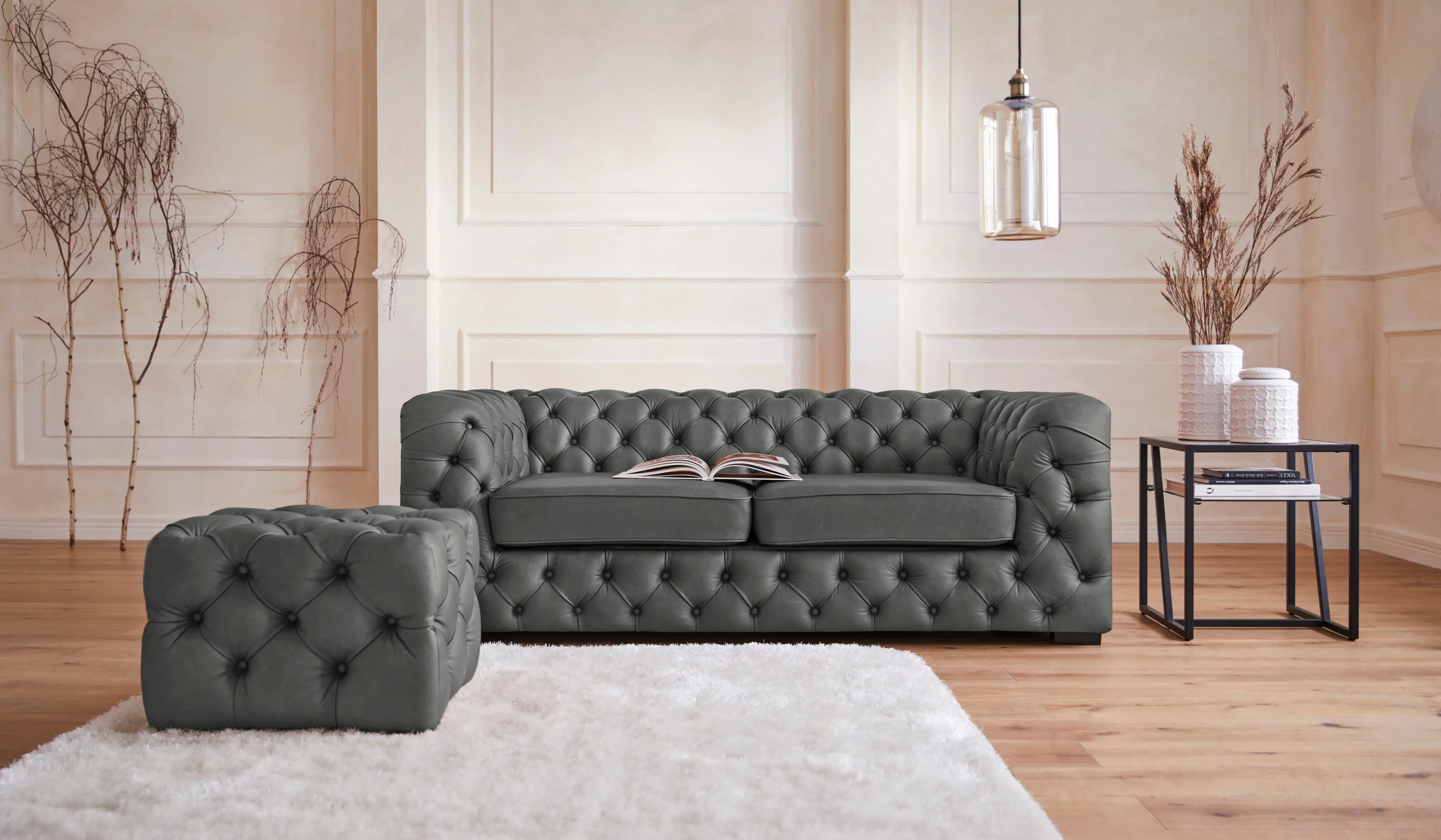 Guido Maria Kretschmer Home&Living Chesterfield-Sofa "Kalina" günstig online kaufen