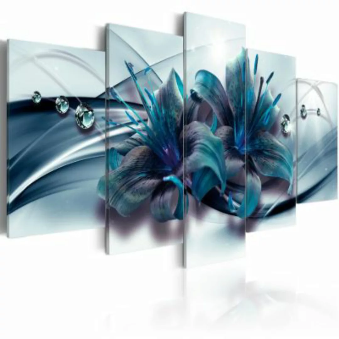 artgeist Wandbild Blue Lily mehrfarbig Gr. 200 x 100 günstig online kaufen