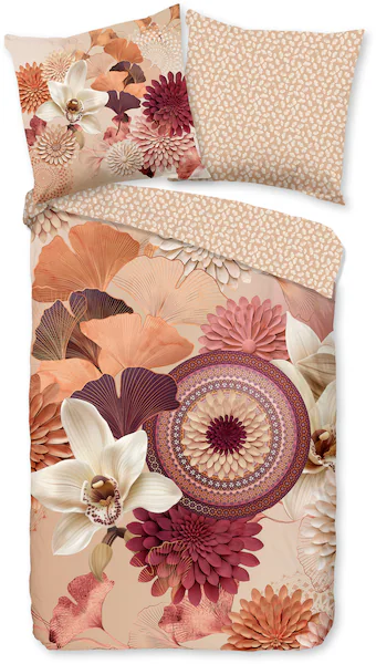 hip Wendebettwäsche »Quente«, Satin, Reißverschluss, Wendeoptik, Mandala, B günstig online kaufen