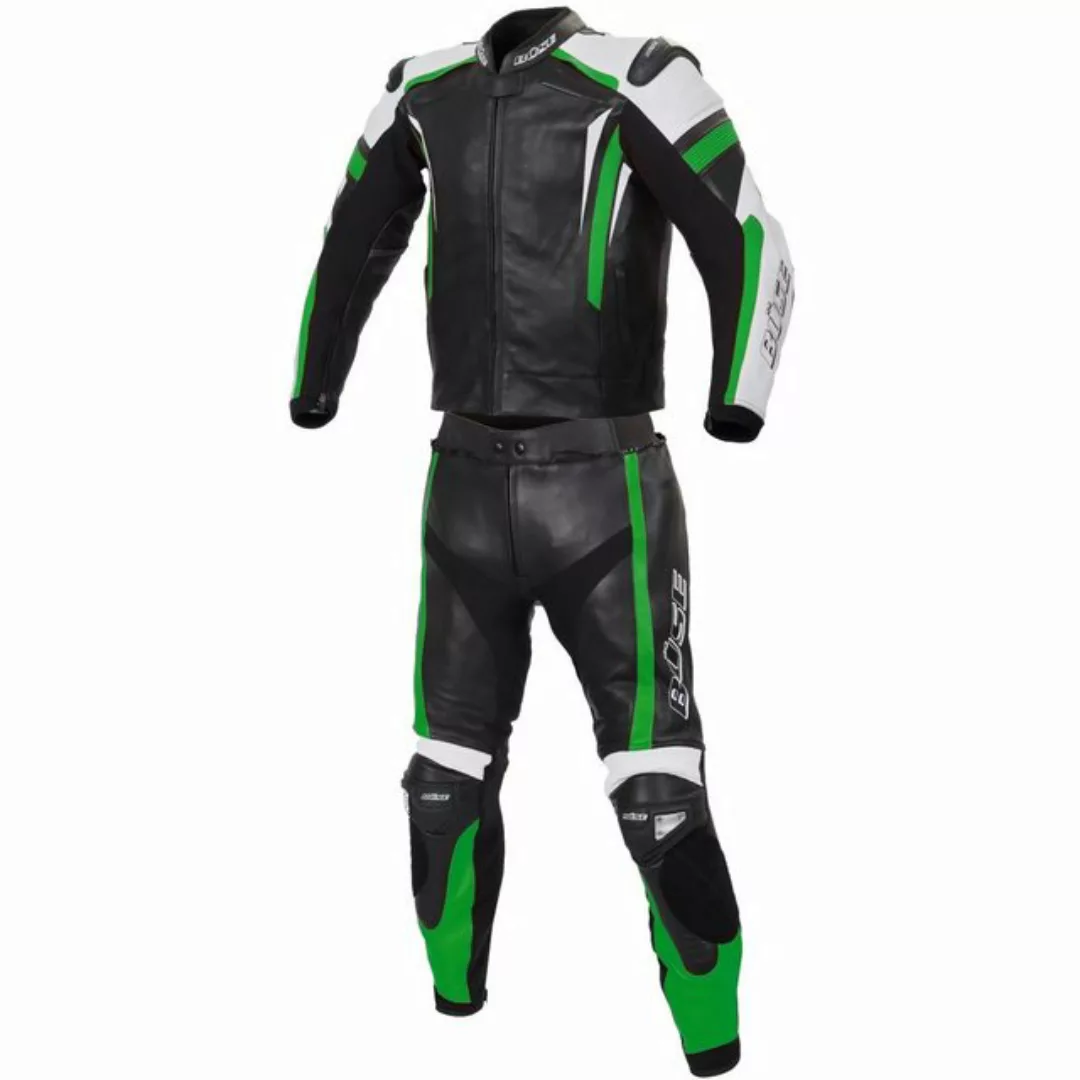 Büse Motorradkombi Büse Track Lederkombi schwarz / grün Damen 40 günstig online kaufen