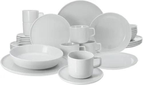 CreaTable Kombiservice Chef Collection weiß Porzellan 30 tlg. günstig online kaufen