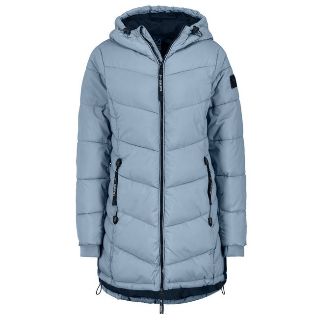 SUBLEVEL Steppjacke Damen Mantel mit Kapuze lange Winter Jacke Parka günstig online kaufen