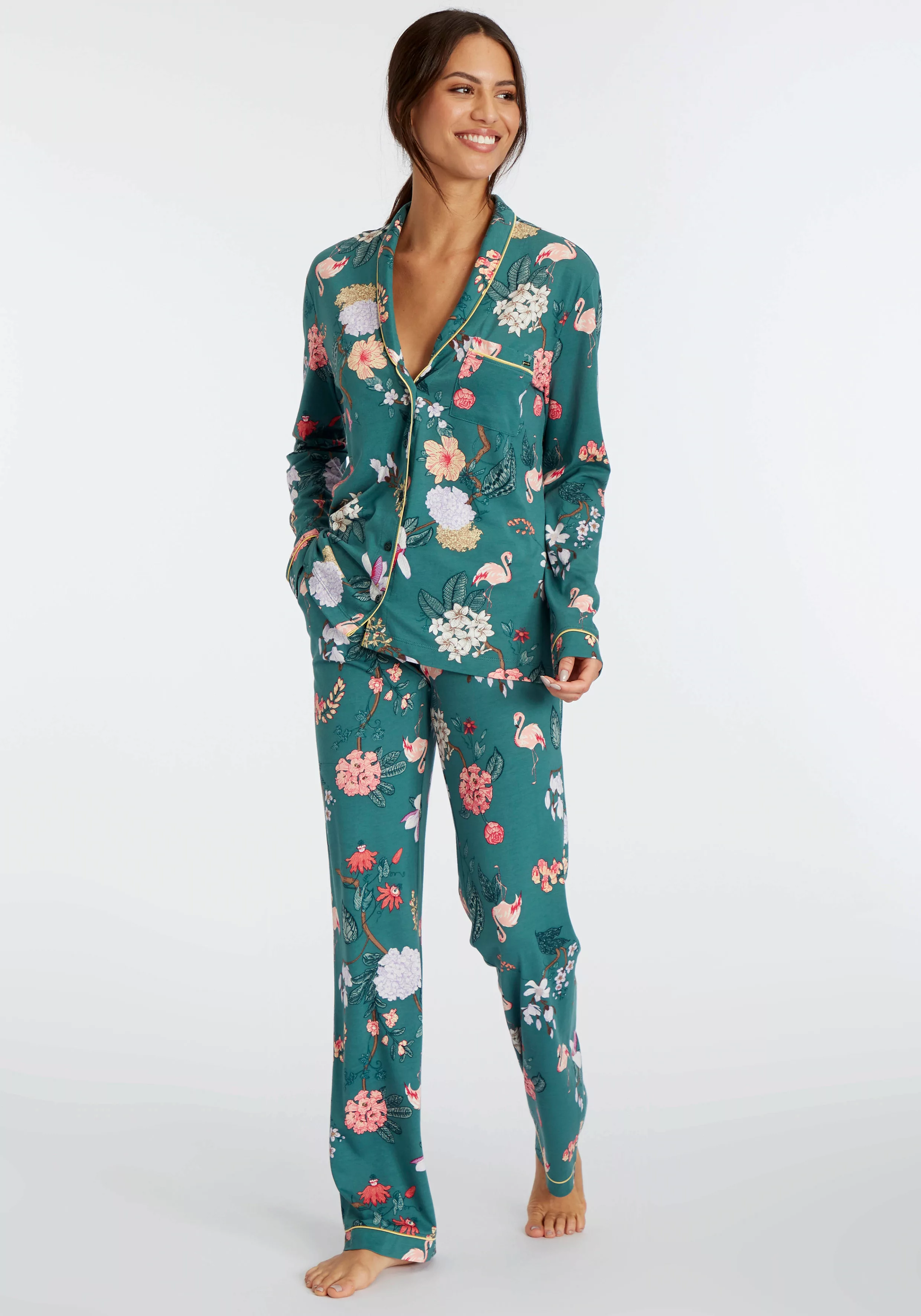 LASCANA Pyjama, (Set, 2 tlg.) günstig online kaufen
