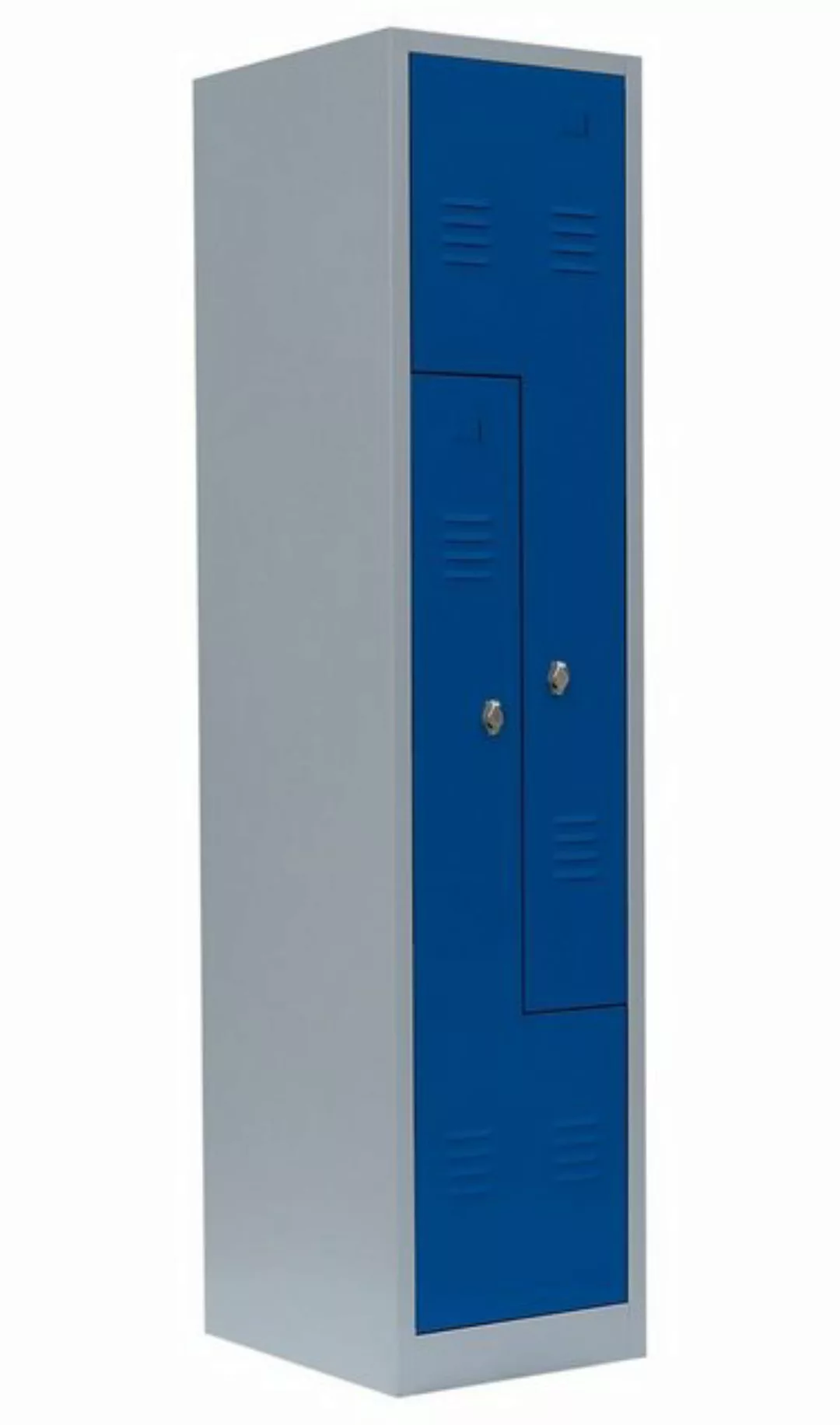 Steelboxx Spind 2er Z-Spind Umkleideschrank Stahl Kleiderspind 180x41,5x50c günstig online kaufen