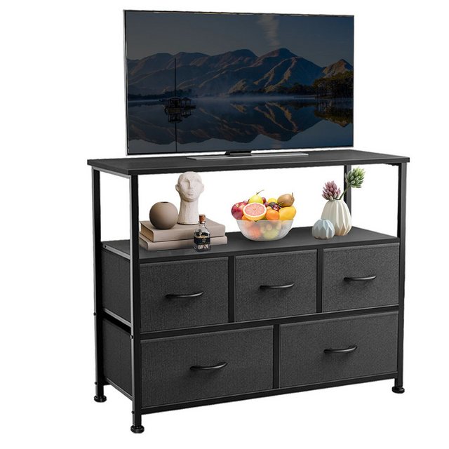 SURFOU TV-Schrank Kommode mit 5 Schubladen Sideboard Lowboard TV Board (Flu günstig online kaufen