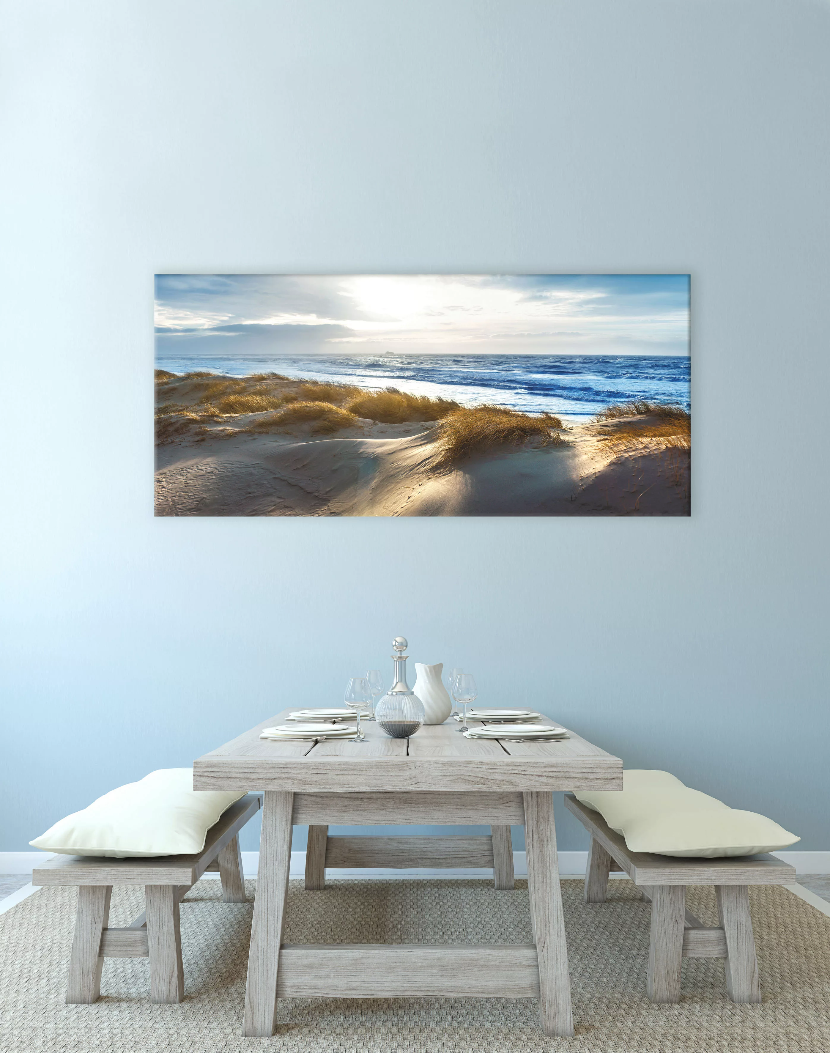 Bönninghoff Leinwandbild "Strand Meer", (1 St.) günstig online kaufen