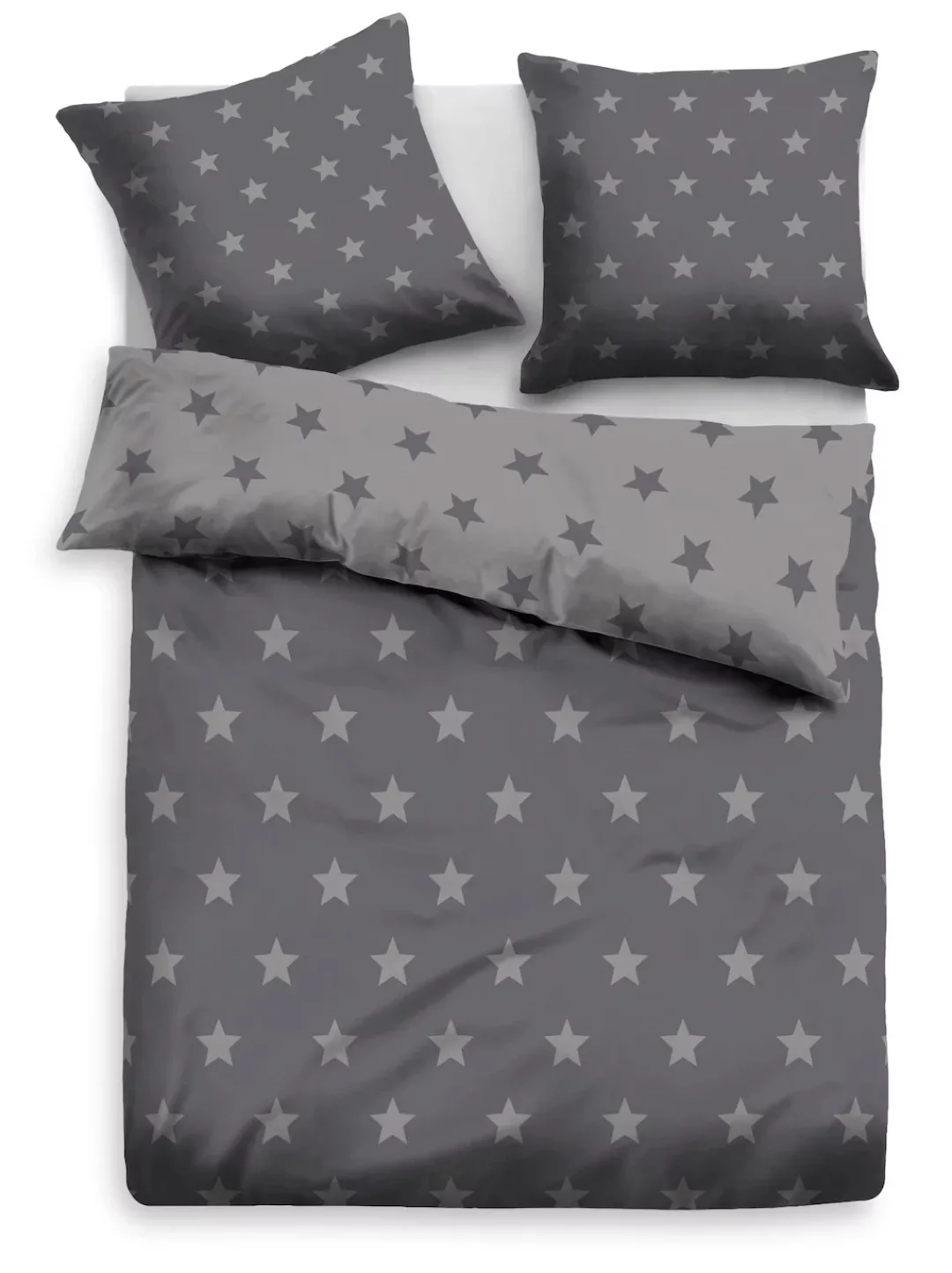 my home Wendebettwäsche »Stella mit Stern Motiv, Bettwäsche-Set PolyCotton günstig online kaufen