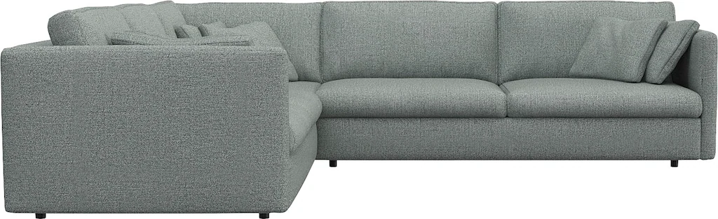 FLEXLUX Ecksofa "Lovane, elegant und zeitlos, bequem, L-Form", Weich & ansc günstig online kaufen