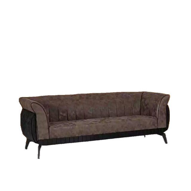 JVmoebel Sofa Brauner Dreisitzer Arbeitszimmer Sofa Luxus Designer Möbel Bü günstig online kaufen