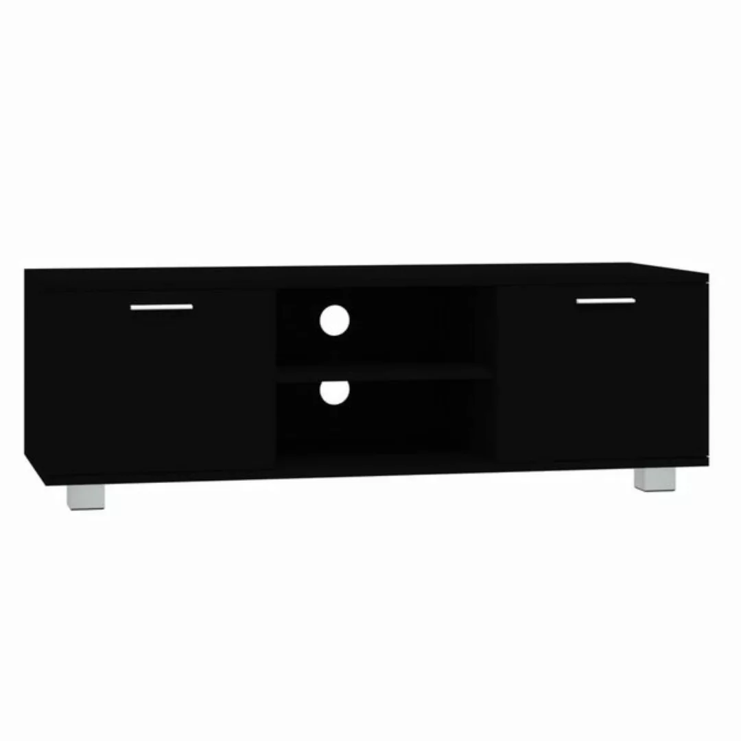 vidaXL TV-Schrank TV-Schrank Schwarz 120x40,5x35 cm Spanplatte Lowboard Fer günstig online kaufen