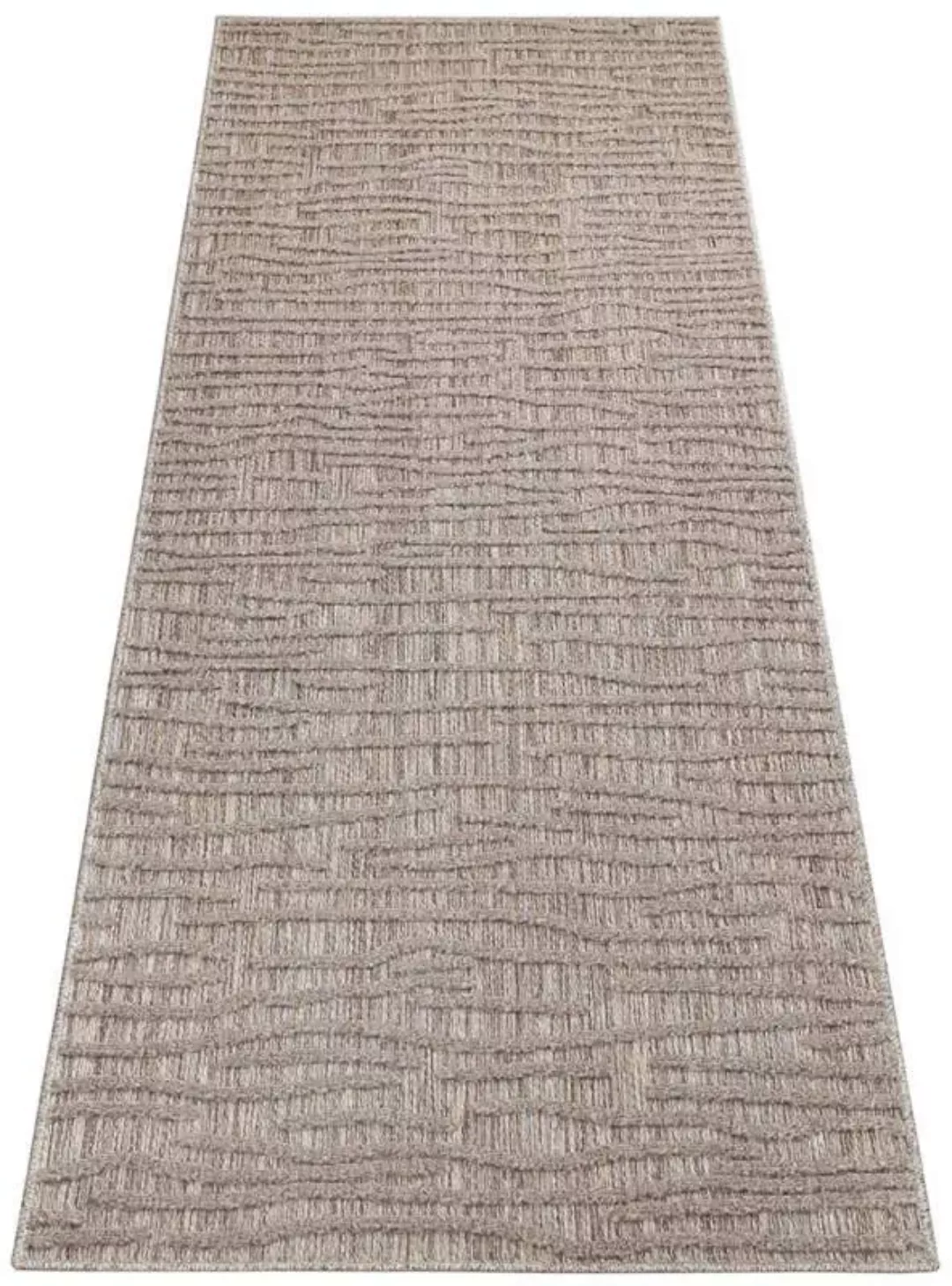 Carpet City Teppich »In-& Outdoorteppich Santorini 454, 3D-Effekt, Raute-Op günstig online kaufen