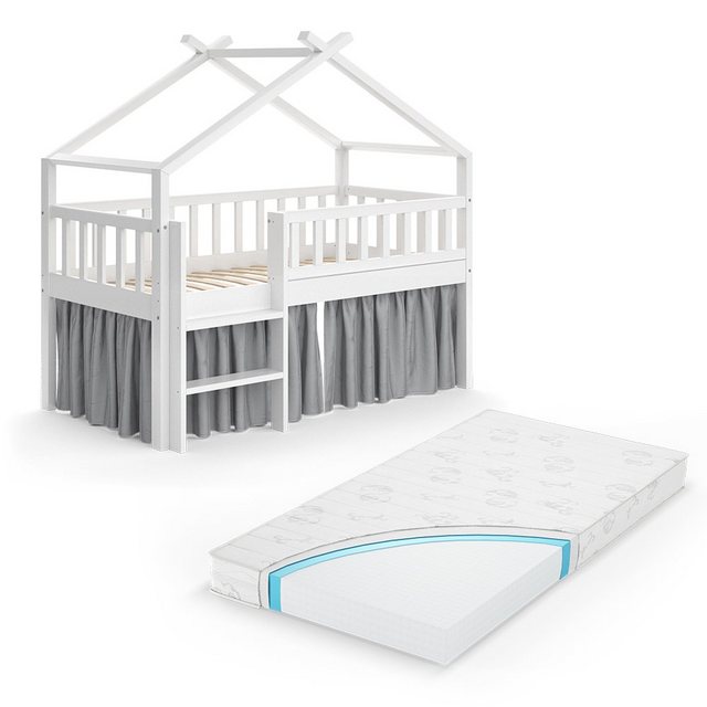 VitaliSpa® Kinderbett Adis Weiß, 80 x 160 cm mit Matratze günstig online kaufen