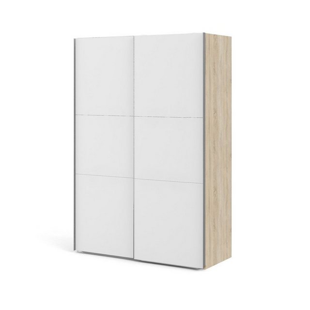 ebuy24 Kleiderschrank Saskia Schiebetürenschrank B147 cm 2 Türen Eichens (1 günstig online kaufen